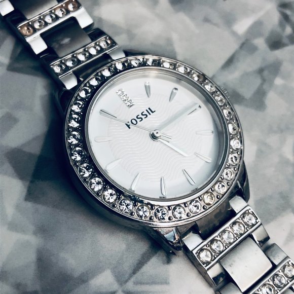 Fossil Women\'s Rhinestone Watch (very small band) main image 9